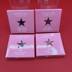 NIB Jeffree Star Artistry Singles Eyeshadow Lot of 4 Shades NEW IN BOX